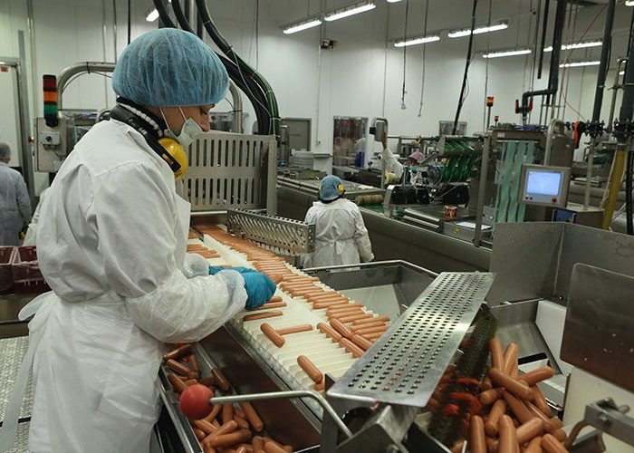 Sausage products packing job